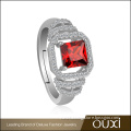 OUXI Fashion Jewelry High End Silver Engagement Ring